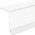 10-Foot X 1-1/2-Inch X 1-1/2-Inch White Galvanized Steel Drip Edge